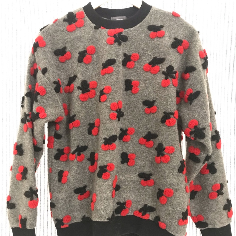 Women’s cherry pattern sweater